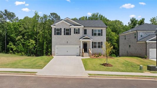 New construction Single-Family house 1383 Autumn Wind Drive, Dacula, GA 30019 The Hayden- photo 0