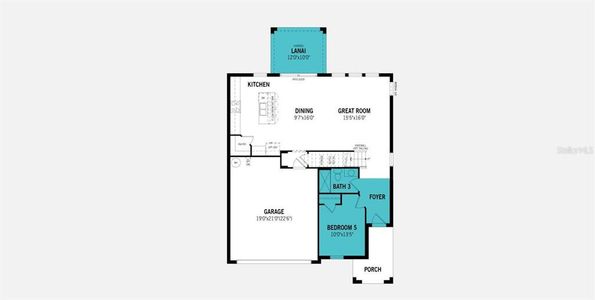 Redwood Floorplan - First Floor