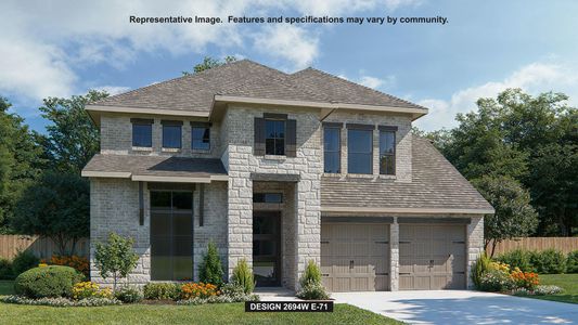 New construction Single-Family house 1416 Pansy Trl, Georgetown, TX 78628 plan 2694W - image