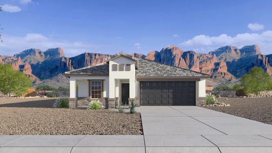 New construction Single-Family house 26042 W Hasan Dr, Buckeye, AZ 85326 plan Gaven - image