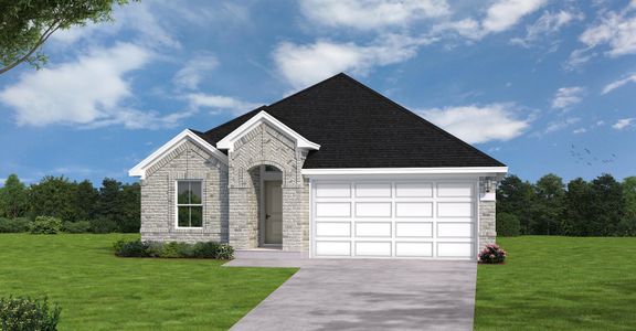 New construction Single-Family house 3013 Hickory Haven Ln, Conroe, TX 77385 plan Graford (1614-HV-35) - image