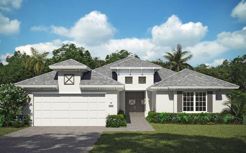 New construction Single-Family house 4109 Lucaya Pointe Way, Vero Beach, FL 32967 Azalea 21- photo 0