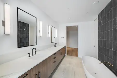 New construction Condo house 1006 Baylor St, Unit 202, Austin, TX 78703 plan The Carmen - image 2