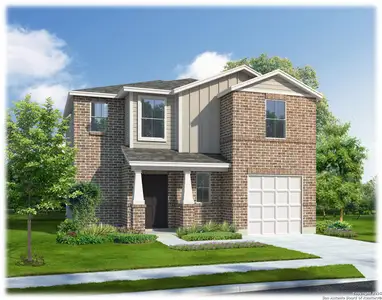 New construction Single-Family house 149 Western Gull Dr, San Antonio, TX 78253 plan The Bowie - image