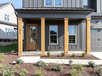 New construction Townhouse house 1007 Coldspring Cir, Durham, NC 27705 plan Townhome B Exterior - image 3