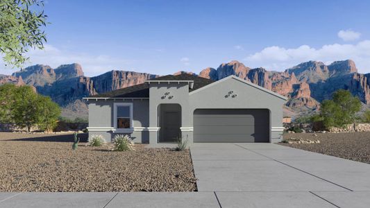 New construction Single-Family house 5769 E Clandestine Dr, San Tan Valley, AZ 85140 Cali- photo 0