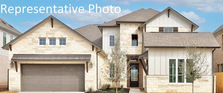 New construction Single-Family house 100 Montecilo Dr, Santa Rita Ranch, TX 78628 The Rowan III- photo 0
