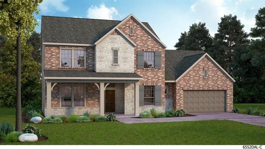 New construction Single-Family house 2028 Caraway Ct, Argyle, TX 76226 The Wilmont- photo 0