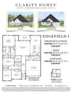 New construction Single-Family house 101 Observation Dr W, Aledo, TX 76008 plan Edgefield I II - image 4