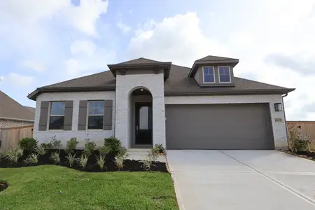 New construction Single-Family house 1196 Wandering Brook St, Magnolia, TX 77354 plan The Broadacre - image