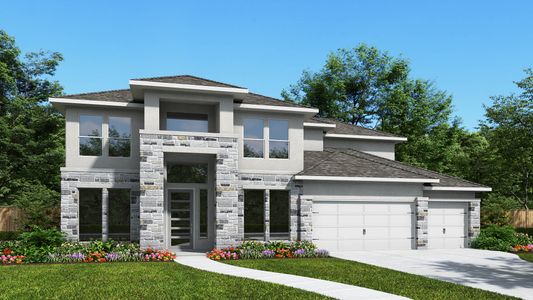New construction Single-Family house 1129 Sunset Hill Wy, Georgetown, TX 78628 plan 4347W - image