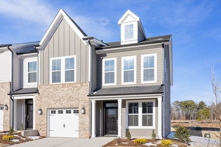 New construction Townhouse house 1117 Bell Heather Rd, Durham, NC 27703 plan Hyacinth - image