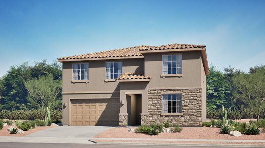 New construction Single-Family house 12912 N Speckled Wood Wy, Marana, AZ 85653 plan Laurel - image