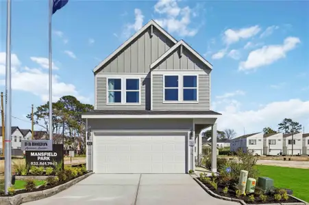 New construction Single-Family house 5811 Burt St, Houston, TX 77091 plan Hibiscus - image