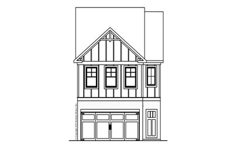 New construction Townhouse house 1584 Old Salem Road SE, Conyers, GA 30013 plan Hanover - image