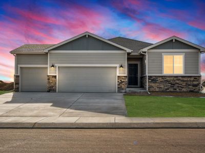 New construction Single-Family house 10708 Waterloo Dr, Peyton, CO 80831 plan The Red Feather - image