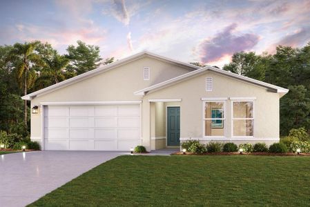 New construction Single-Family house 91 Guava Pass, Ocklawaha, FL 32179 Prescott- photo 0