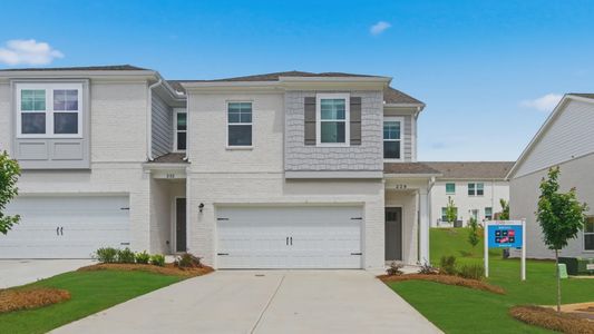New construction Townhouse house 400 Enchanted Spring Ct, McDonough, GA 30253 plan Austin - Alternate - image