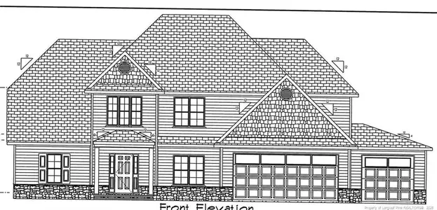 New construction Single-Family house 1935 Thomas Wood Dr, Fayetteville, NC 28306 plan Huntington - image