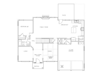 New construction Single-Family house 3260 Lions Ruby Ln, Atlanta, GA 30349 plan The Donovan - image 3