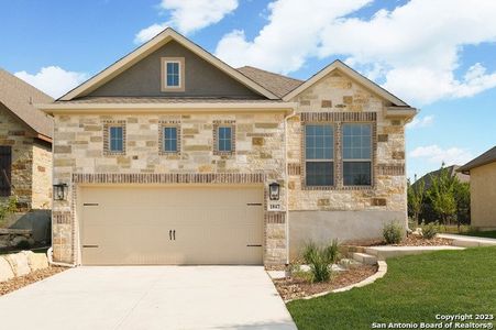 New construction Single-Family house 1847 Worsham Pass, San Antonio, TX 78260 Berwyn- photo 0