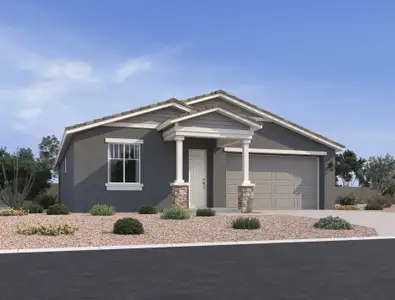 New construction Single-Family house 6482 E Fiddleneck Wy, San Tan Valley, AZ 85142 plan Violet - image