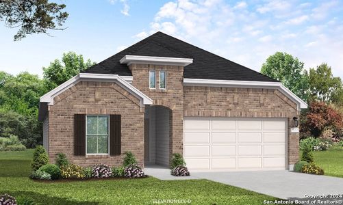 New construction Single-Family house 3162 Merrybells, New Braunfels, TX 78130 Parker (1975-CV-35)- photo 0