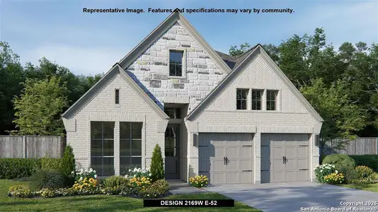New construction Single-Family house 14513 Chaparral Run, San Antonio, TX 78254 plan 2169W - image