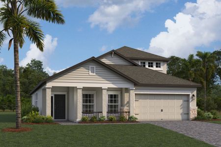 New construction Single-Family house 5663 Maydale Ave, Wesley Chapel, FL 33545 plan Newport II Bonus - image