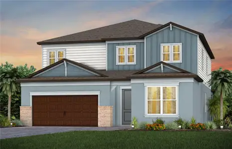 New construction Single-Family house 33479 Barnebrook Dr, Wesley Chapel, FL 33545 plan Scarlett - image