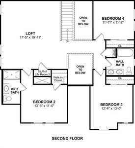 The Tuscaloosa floor plan by K. Hovnanian Homes. 2nd Floor Shown. *Prices, plans, dimensions, features, specifications, materials, and availability of homes or communities are subject to change without notice or obligation.