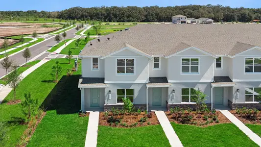 New construction Townhouse house 1848 Southbury Dr, Kissimmee, FL 34744 plan Stratford - End Unit - image