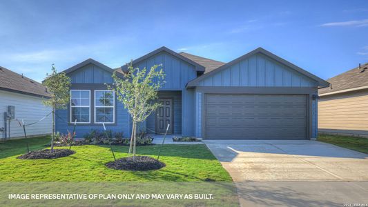 New construction Single-Family house 707 Prince Albert, Seguin, TX 78155 plan The Denton - image