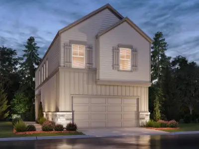 New construction Townhouse house 19962 Emerald Bend Wy, Atascocita, TX 77346 plan The Caden (S130) - image