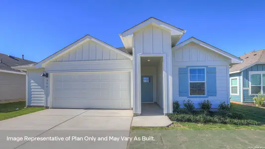 New construction Single-Family house 368 Denali Dr, Kyle, TX 78640 plan The Harris - image