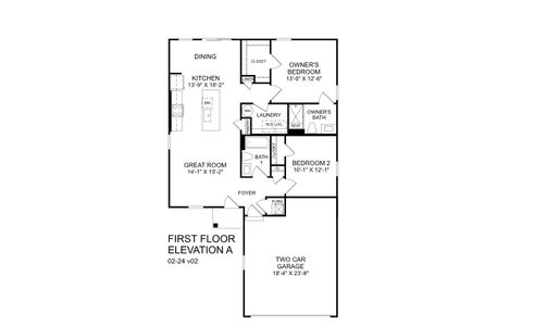 New construction Single-Family house 3916 Market Garden Dr, Greenville, NC 27833 plan Aruba Bay - image