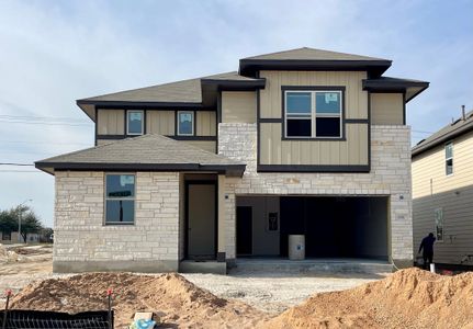 New construction Single-Family house 601 Palo Brea Lp, Hutto, TX 78634 plan Wyatt - image