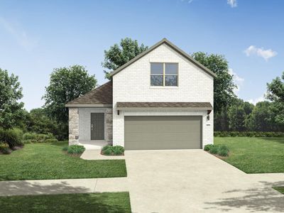 New construction Single-Family house 170 Hornet St, Elgin, TX 78621 plan Elm | Trinity Ranch - image