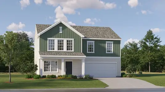 New construction Single-Family house 1506 Cottage Creek Dr, Bessemer City, NC 28016 plan Hughes - image