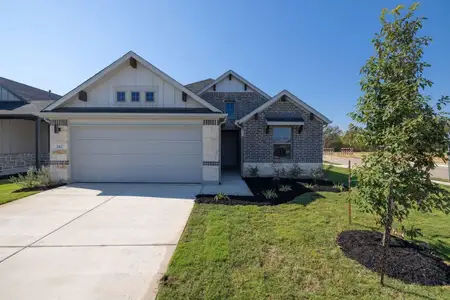 New construction Single-Family house 342 Bendecido Lp, Elgin, TX 78621 plan Diamond | Trinity Ranch - image