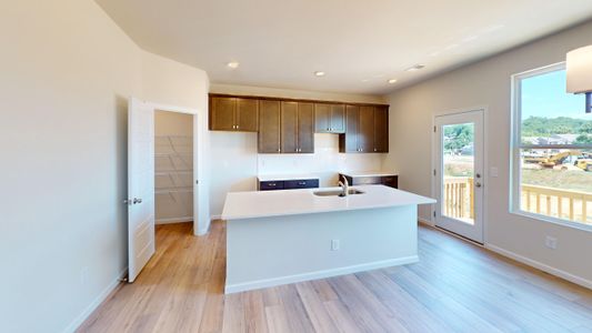 The well appointed Kitchen space includes a large pantry and is open to the dining room.