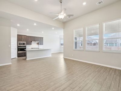 Bring together family and friends in the living area.