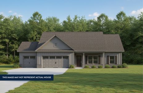 New construction Single-Family house 65 River Rdg Walk, Monroe, GA 30656 plan (GA) Carson A 3 Front Entry - image