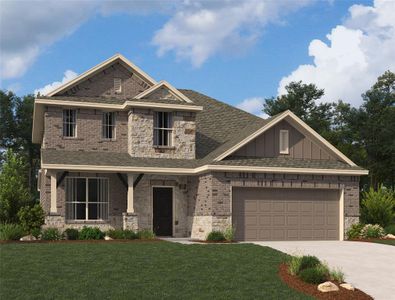 New construction Single-Family house 514 Stream Bend Way, Rosenberg, TX 77471 Hyde Homeplan- photo 0