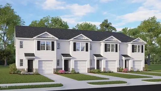 New construction Townhouse house 240 Rusling Leaf Dr, Fuquay Varina, NC 27526 plan PEARSON - image