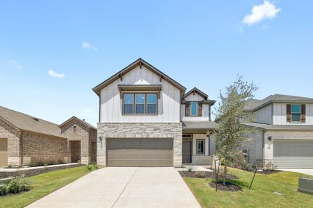 New construction Single-Family house 210 Hornet St, Elgin, TX 78621 plan Oak | Trinity Ranch - image