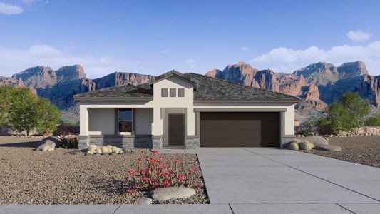 New construction Single-Family house 8395 W Stargell Wy, Florence, AZ 85132 plan Cali - image