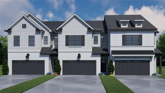 New construction Townhouse house 4174 Millstone Park Ln, Gainesville, GA 30504 plan Medlock - image