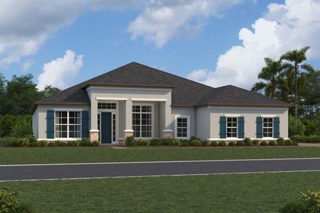 New construction Single-Family house 3555 Wolves Creek Pl, Apopka, FL 32712 plan Brookhaven Sl - image