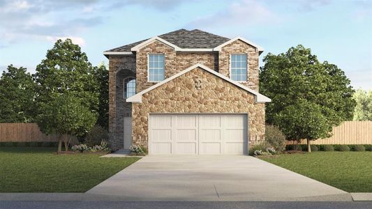 New construction Single-Family house 9816 Deposit Dr, Aubrey, TX 76227 plan 3215 Aquamarine - image